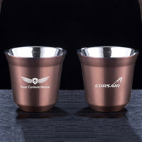Thumbnail for Corsair Airlines Double Wall Stainless Steel Coffee Mugs
