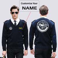 Thumbnail for Aviation Lovers Designed Wool Pilot Sweaters