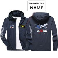 Thumbnail for Airbus A380 Love at first flight Sport & Running Jackets
