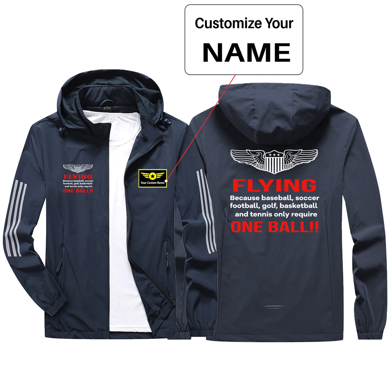 Flying One Ball Sport & Running Jackets