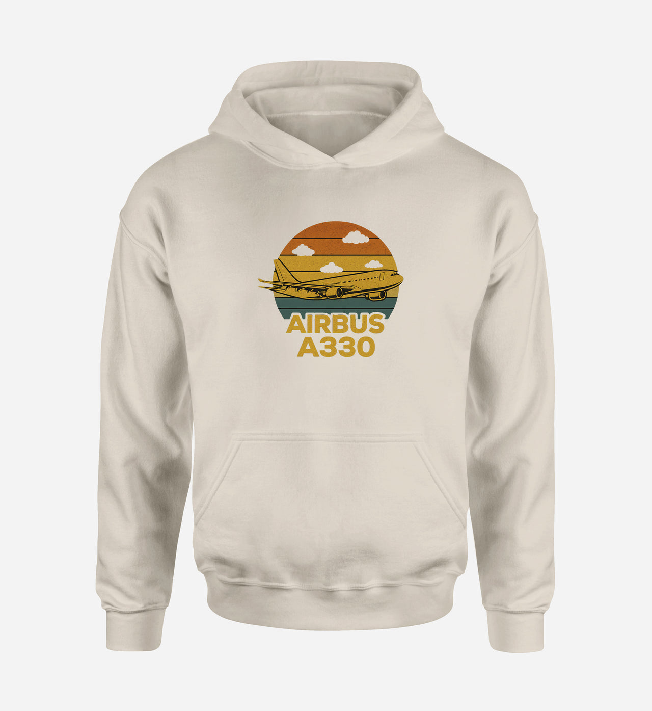 Retro Airbus A330 Designed Hoodies