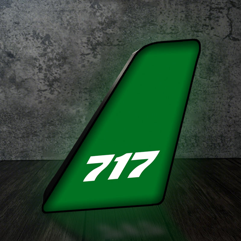 717 Flat Text Designed Led Aircraft Tail & 3D Lamp - view 7