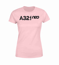 Thumbnail for A321neo & Text Designed Women T-Shirts