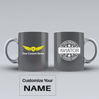 Thumbnail for 100 Original Aviator Designed Ceramic White Mugs