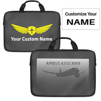 Thumbnail for Airbus A350XWB & Dots Designed Laptop & Tablet Bags
