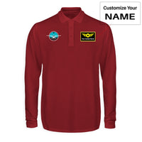 Thumbnail for Cessna & Gyro Designed Long Sleeve Polo T-Shirts