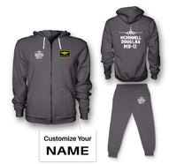 Thumbnail for McDonnell Douglas MD-11 & Plane Designed Zipped Hoodies & Sweatpants Set