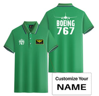 Thumbnail for Boeing 767 & Plane Designed Stylish Polo T-Shirts (Double-Side)