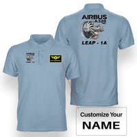 Thumbnail for Airbus A320neo & Leap 1A Designed Double Side Polo T-Shirts