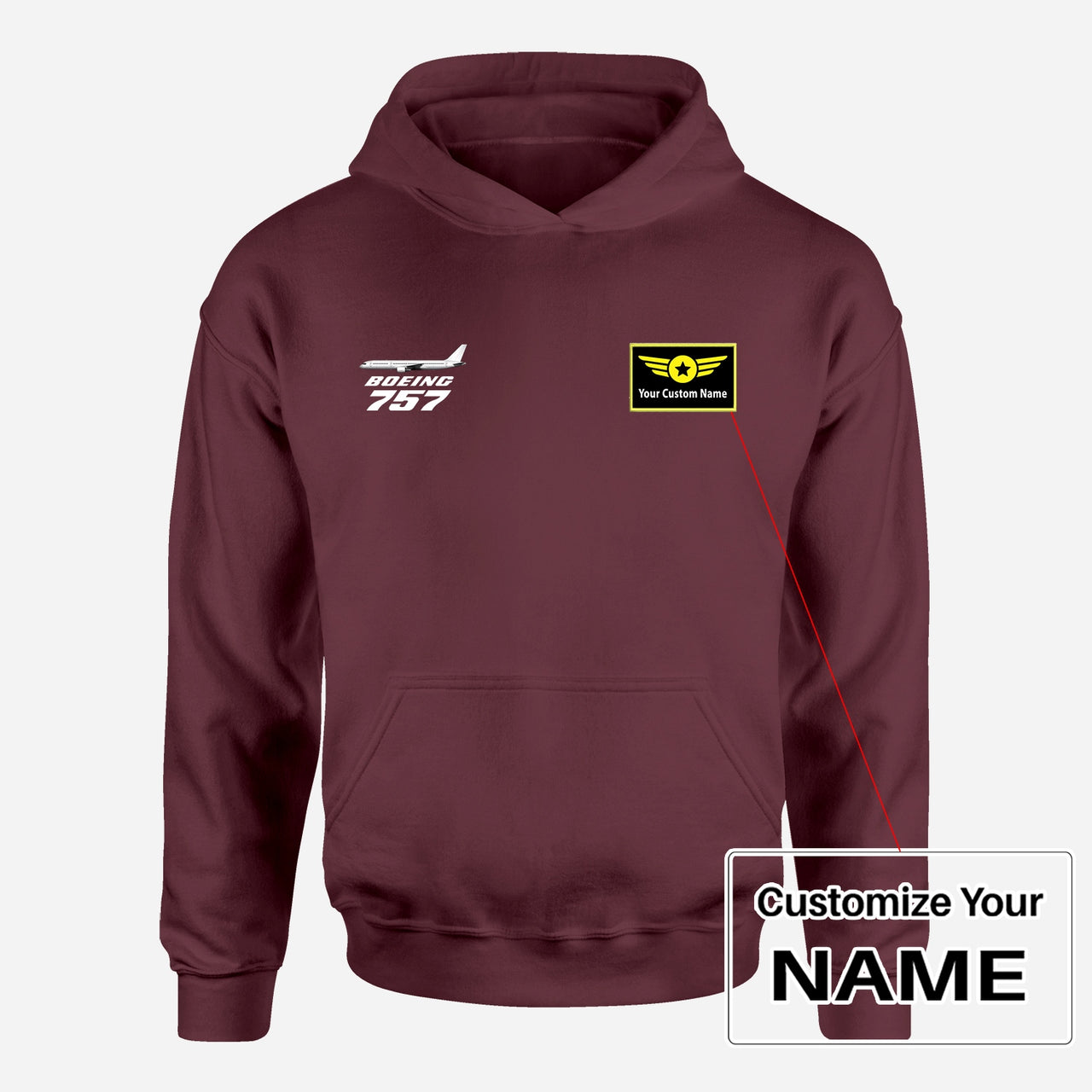 The Boeing 757 Designed Hoodies