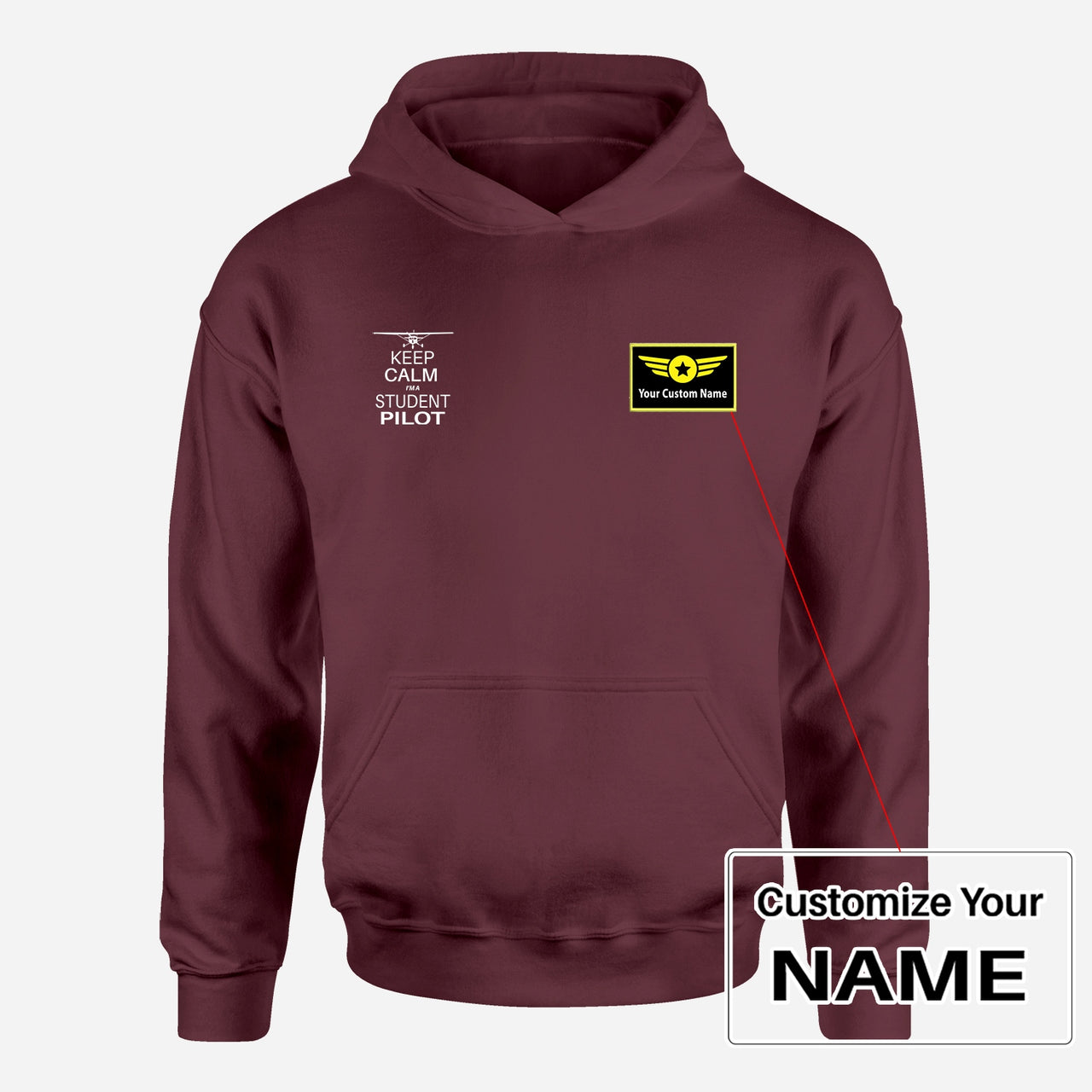 Student Pilot (Cessna) Designed Hoodies