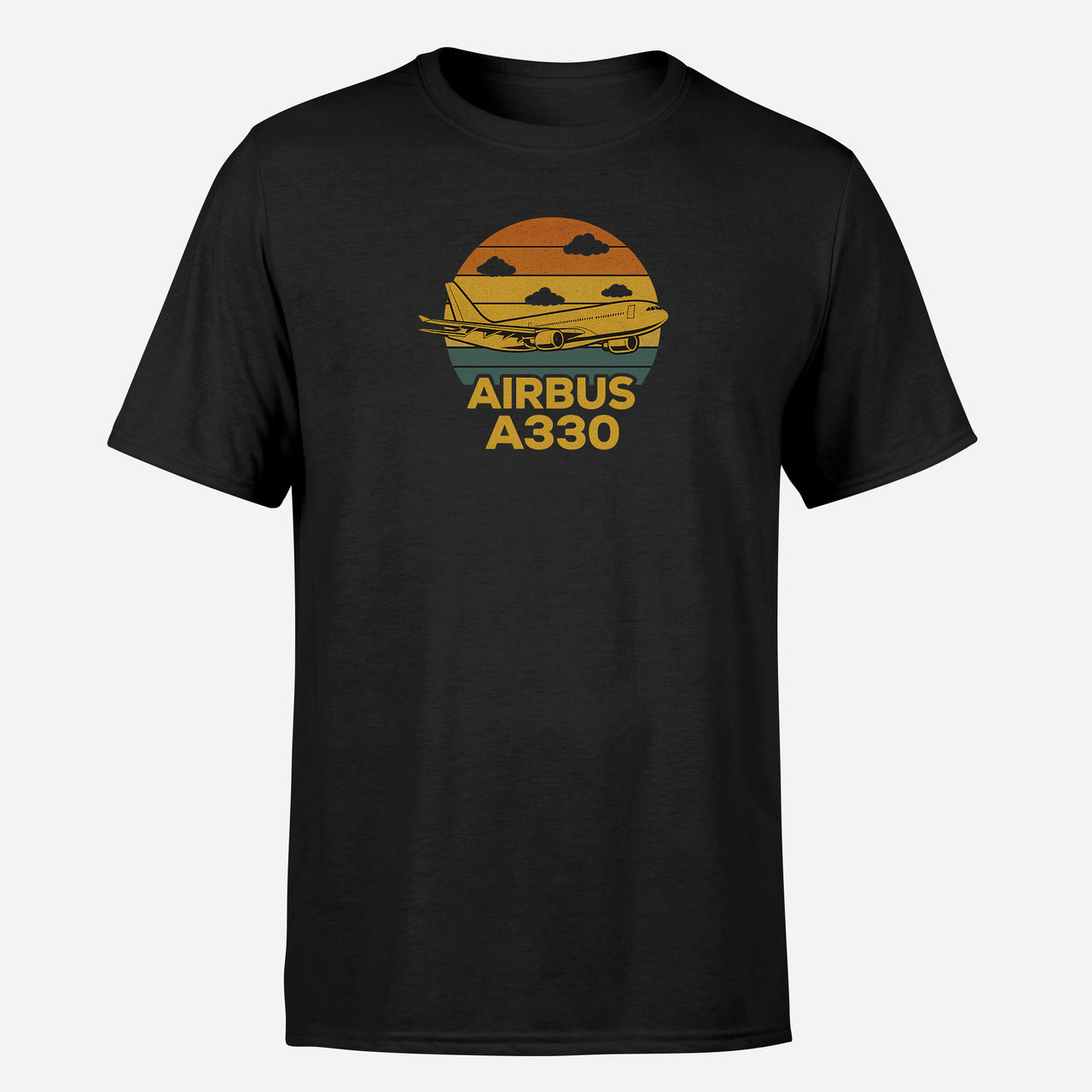 Retro Airbus A330 Design Super Quality T-Shirts