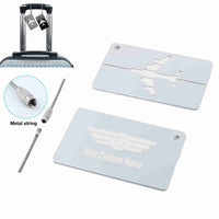 Thumbnail for Custom Name (Badge 6) Designed Aluminum Luggage Tags