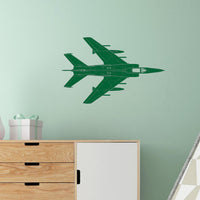 Thumbnail for Detailed Superjet from Above Designed Wall Sticker