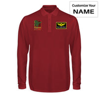 Thumbnail for Fighter Machine Designed Long Sleeve Polo T-Shirts