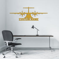 Thumbnail for ATR-72 Silhouette Designed Wall Metal Signs