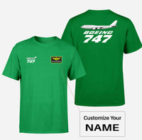 Thumbnail for The Boeing 747 Designed Double-Side T-Shirts