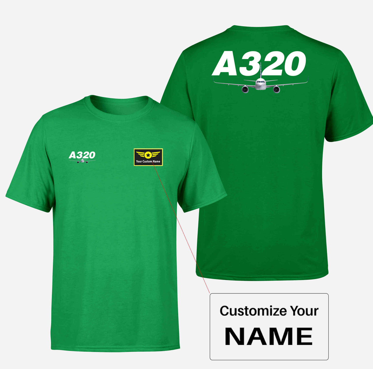 Super Airbus A320 Double-Side T-Shirts