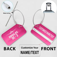 Thumbnail for Douglas DC-3 & Plane Designed Fashion Metal Luggage Tags