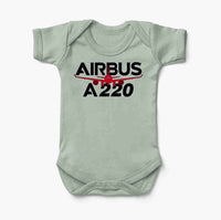 Thumbnail for Amazing Airbus A220 Designed Baby Bodysuits