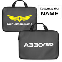Thumbnail for A330neo & Text Designed Laptop & Tablet Bags