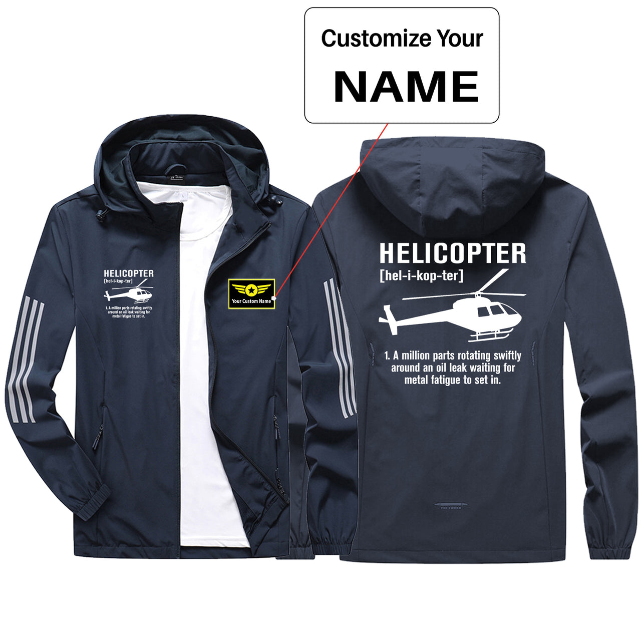 Helicopter [Noun] Sport & Running Jackets