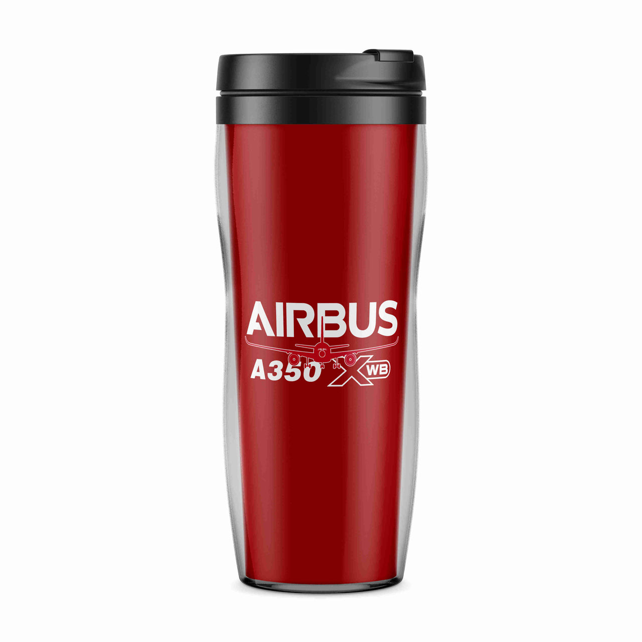 Amazing Airbus A350 XWB Designed Plastic Travel Mugs
