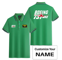 Thumbnail for Amazing 737 Max Designed Stylish Polo T-Shirts (Double-Side)
