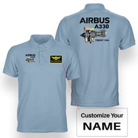 Thumbnail for Airbus A330 & Trent 700 Engine Designed Double Side Polo T-Shirts