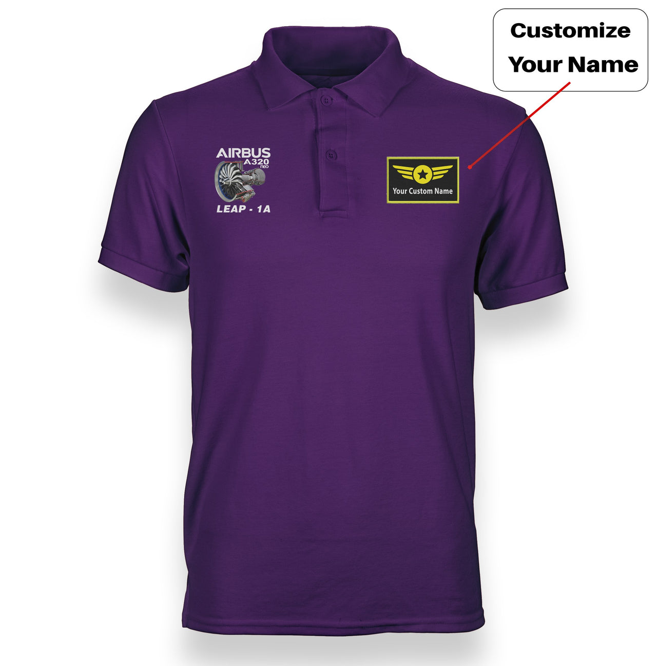 Airbus A320neo & Leap 1A Designed "WOMEN" Polo T-Shirts