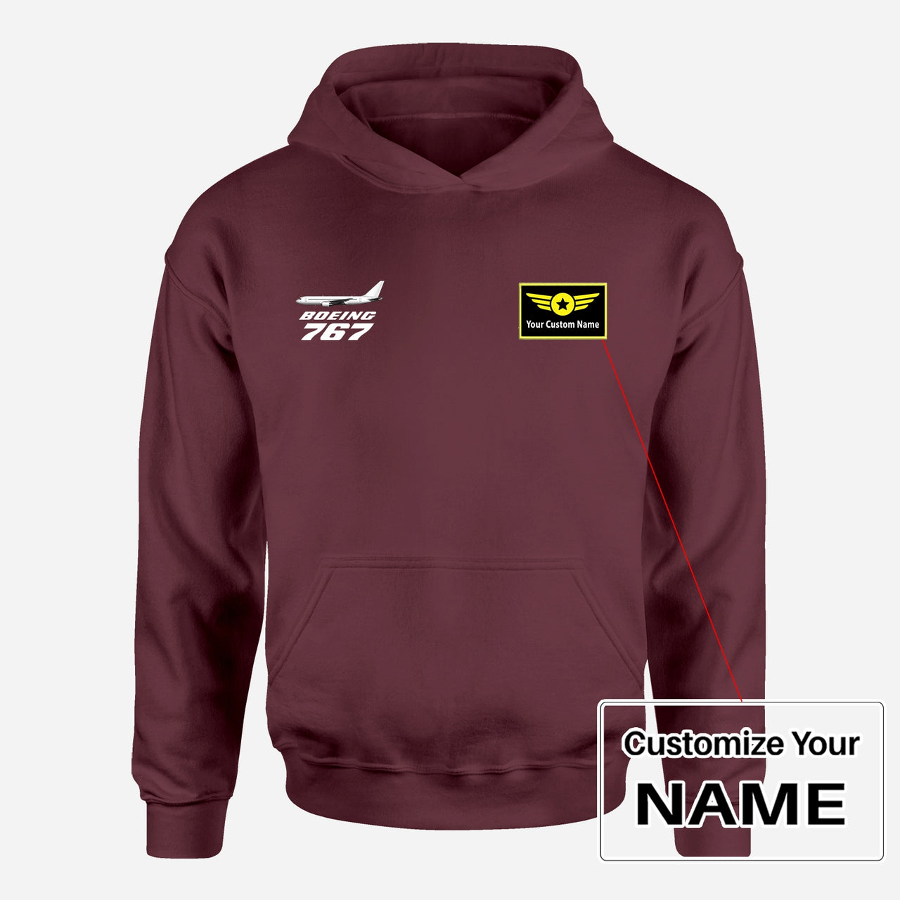 The Boeing 767 Designed Hoodies