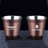 Thumbnail for FlyArystan Airlines Double Wall Stainless Steel Coffee Mugs