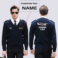 Thumbnail for The Cessna 152 Designed Wool Pilot Sweaters