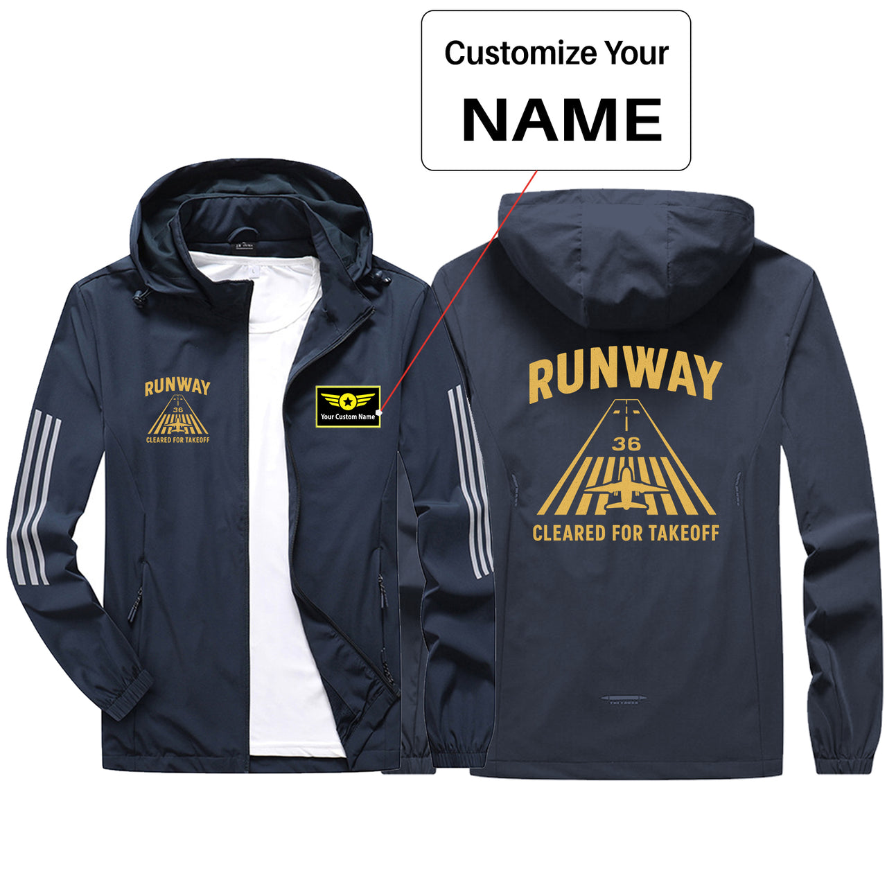 Cleared For Takeoff Design Sport & Running Jackets