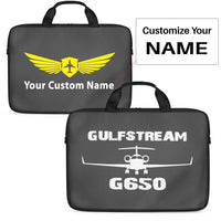 Thumbnail for Gulfstream G650 & Plane Designed Laptop & Tablet Bags