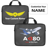 Thumbnail for Airbus A380 Love at first flight Designed Laptop & Tablet Bags