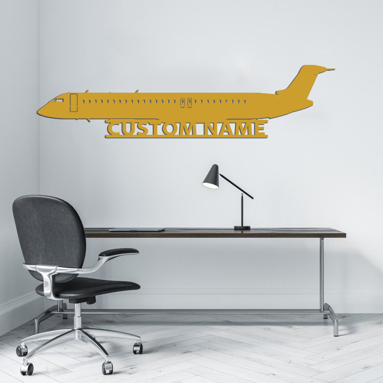 Bombardier CRJ-900 Designed Wall Metal Signs
