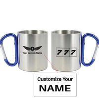 Thumbnail for Flat Colourful 777 Designed Stainless Steel Outdoors Mugs