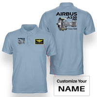 Thumbnail for Airbus A330neo & Trent 7000 Designed Double Side Polo T-Shirts