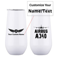 Thumbnail for Airbus A340 & Plane Designed 6oz Egg Cups