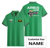 Thumbnail for Airbus A330 & Trent 700 Engine Designed Stylish Polo T-Shirts (Double-Side)