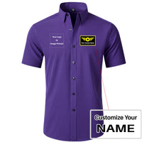 Thumbnail for Custom Name & LOGO with Special Badge Design Super Quality Short Sleeve Shirts