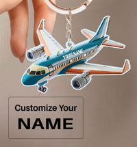 Thumbnail for Personalized Airplane (7) Ornaments Acrylic Key Chains