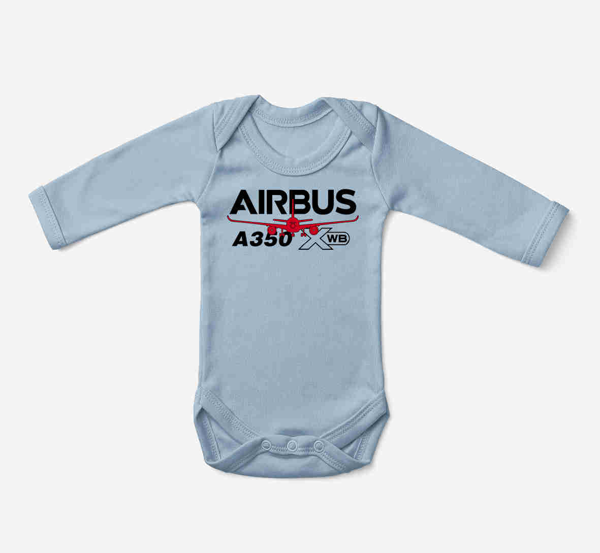 Amazing Airbus A350 XWB Designed Baby Bodysuits