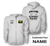 Thumbnail for Student Pilot Designed Zipped Hoodies