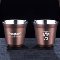 Thumbnail for ATR-72 & Plane Designed Double Wall Stainless Steel Coffee Mugs