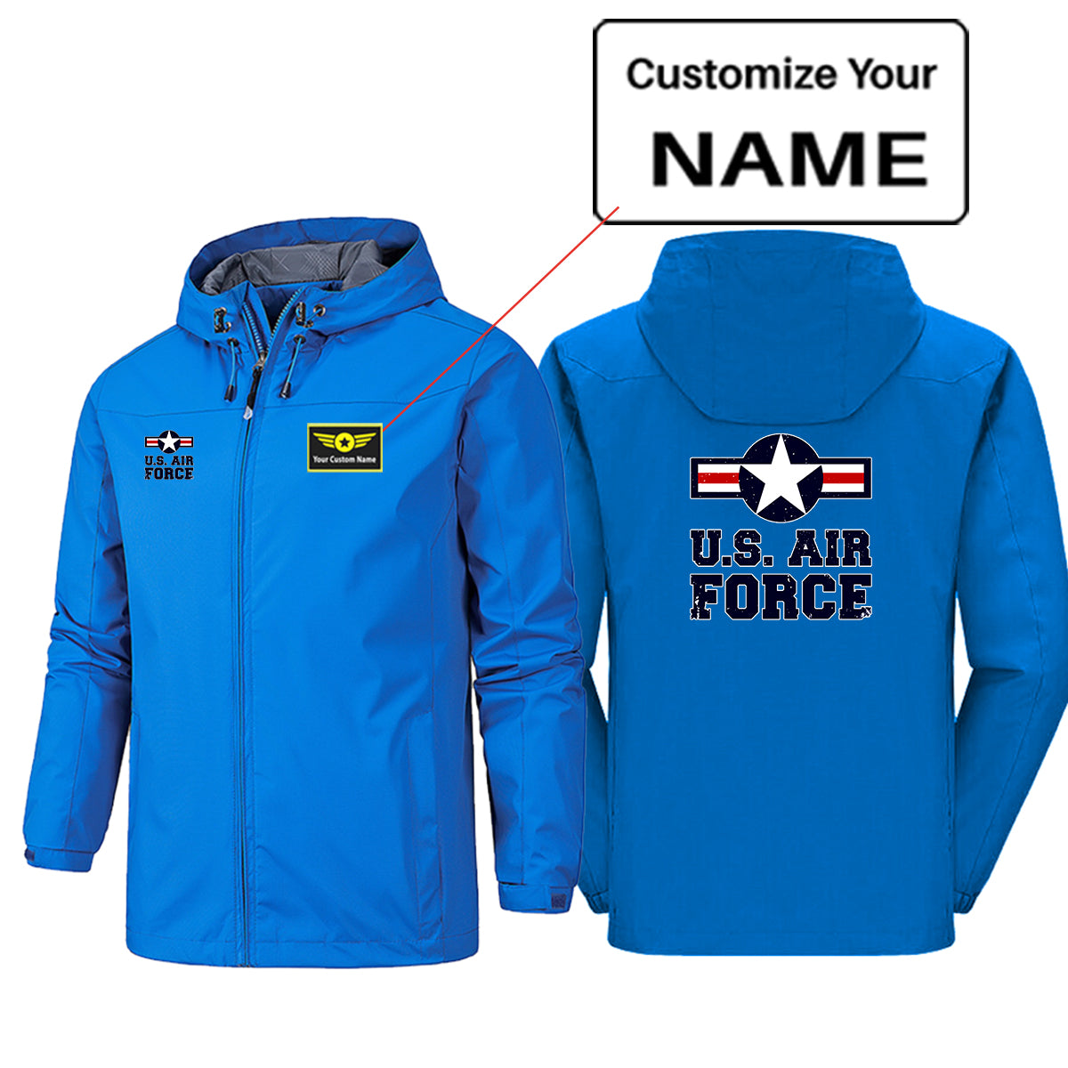 US Air Force Designed Rain Jackets & Windbreakers
