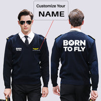 Thumbnail for Born To Fly Special Designed Wool Pilot Sweaters