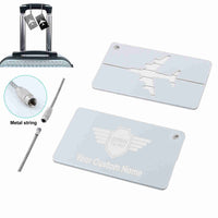 Thumbnail for Custom Name (Badge 5) Designed Aluminum Luggage Tags