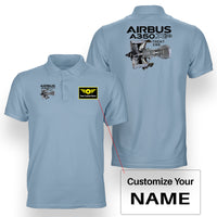 Thumbnail for Airbus A350 & Trent Wxb Engine Designed Double Side Polo T-Shirts